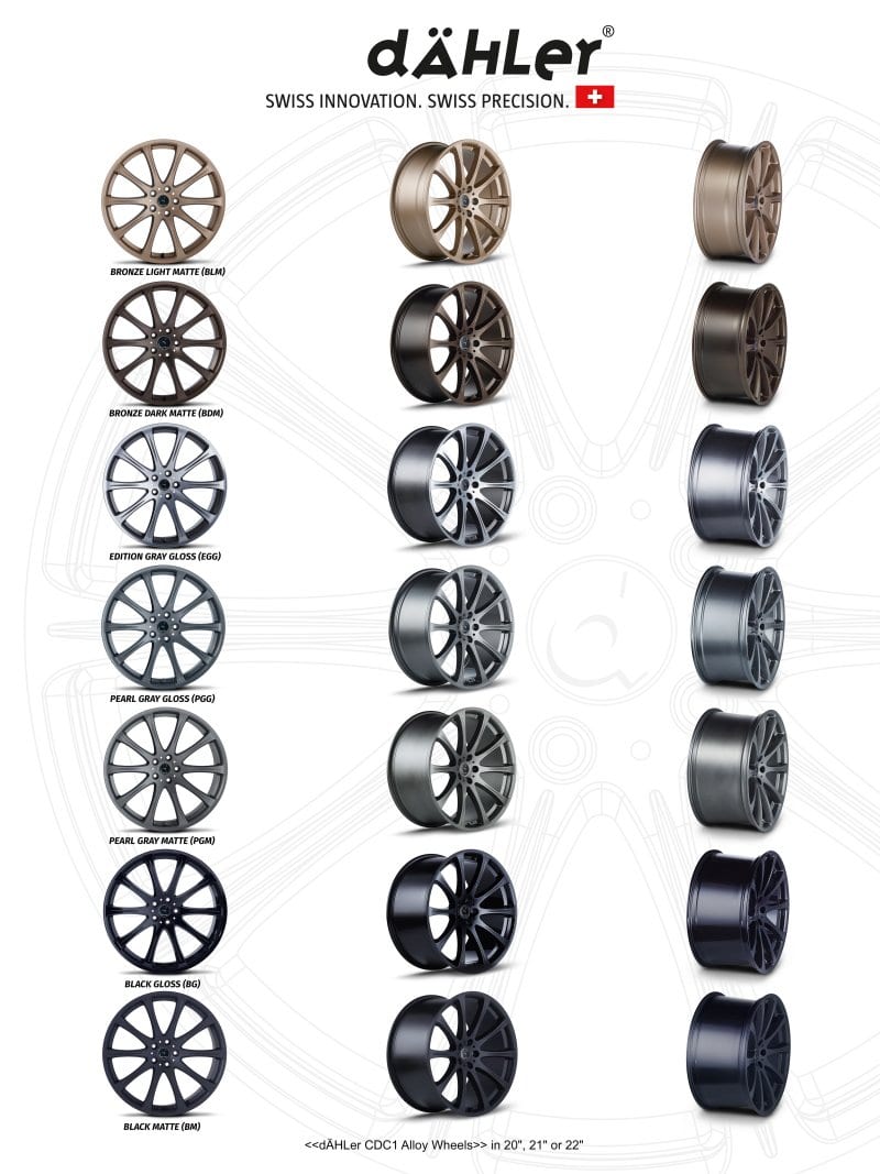 dAHler Alloy Wheels for all BMW 6 series Gran Turismo G32