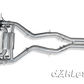 dAHLer Performance Cat-Back Exhaust System BMW M3 Competition Sedan G80